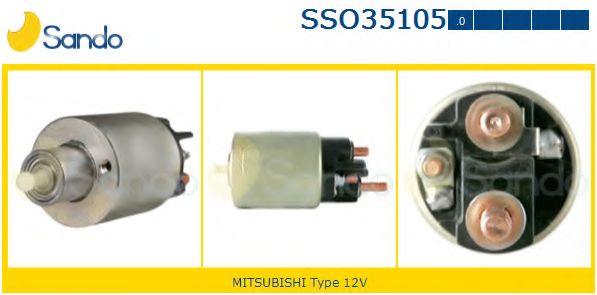 Тяговое реле, стартер SANDO SSO35105.0