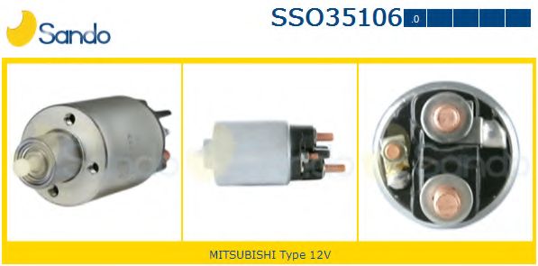 Тяговое реле, стартер SANDO SSO35106.0