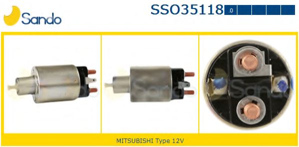 Тяговое реле, стартер SANDO SSO35118.0