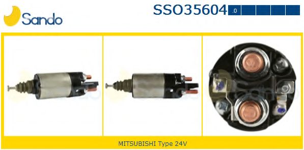 Тяговое реле, стартер SANDO SSO35604.0