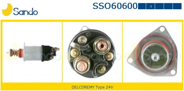 Тяговое реле, стартер SANDO SSO60600.1