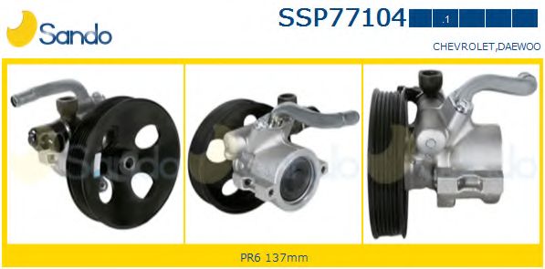 Гидравлический насос, рулевое управление SANDO SSP77104.1