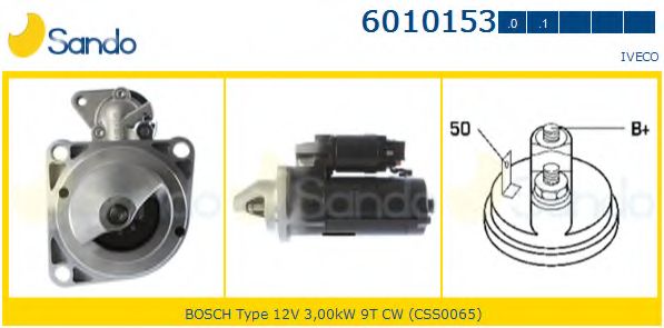 Стартер SANDO 6010153.0