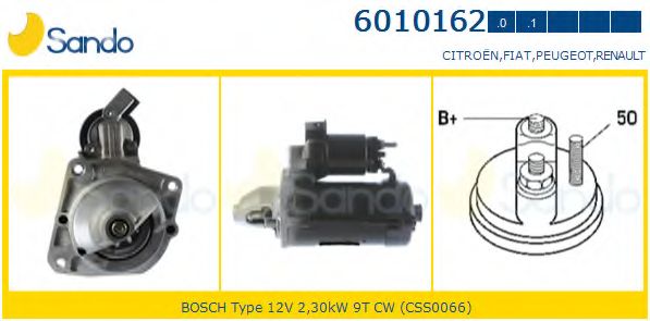 Стартер SANDO 6010162.0