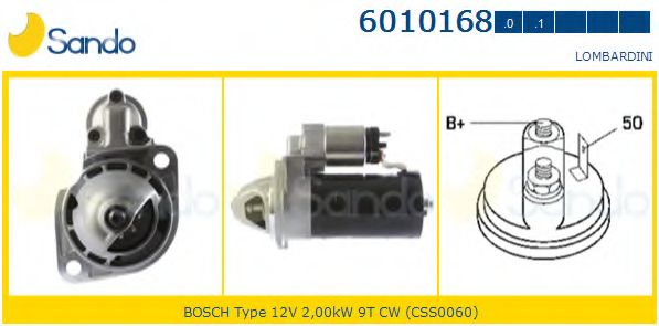 Стартер SANDO 6010168.1