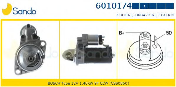 Стартер SANDO 6010174.1