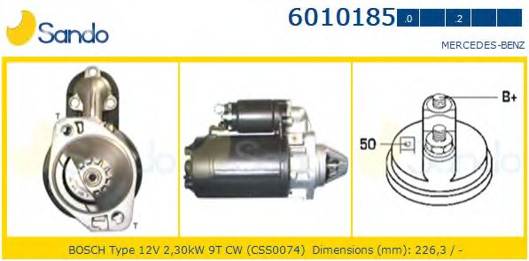 Стартер SANDO 6010185.0