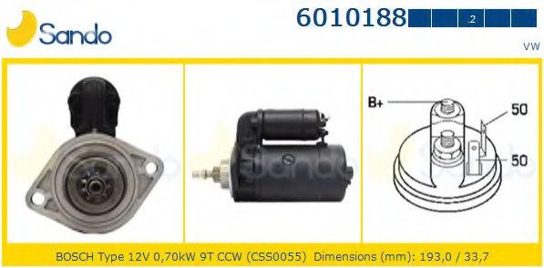 Стартер SANDO 6010188.2