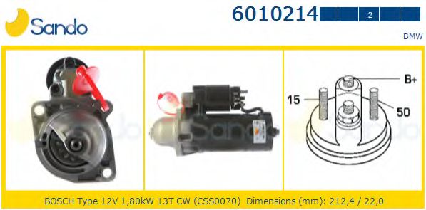 Стартер SANDO 6010214.2