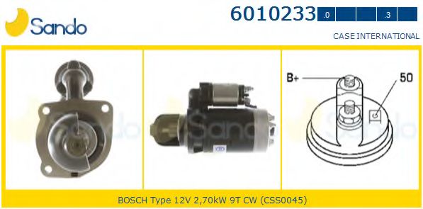 Стартер SANDO 6010233.0