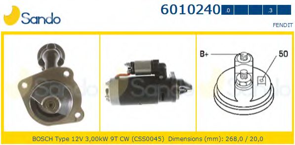 Стартер CEVAM 8655