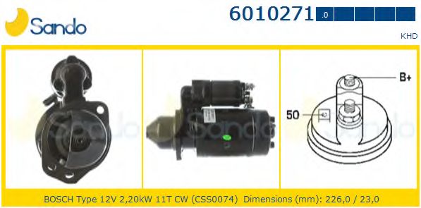 Стартер SANDO 6010271.0
