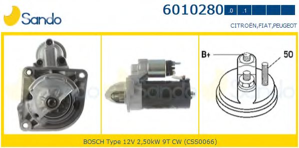 Стартер SANDO 6010280.0