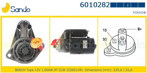 Стартер SANDO 6010282.2