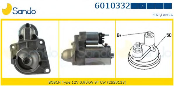 Стартер SANDO 6010332.1