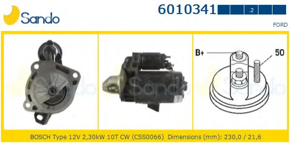 Стартер SANDO 6010341.2