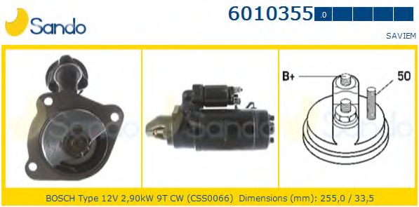 Стартер SANDO 6010355.0