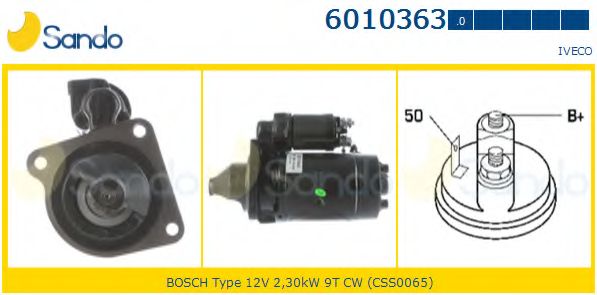 Стартер SANDO 6010363.0