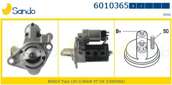 Стартер SANDO 6010365.0