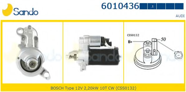 Стартер SANDO 6010436.1