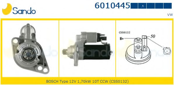 Стартер SANDO 6010445.1