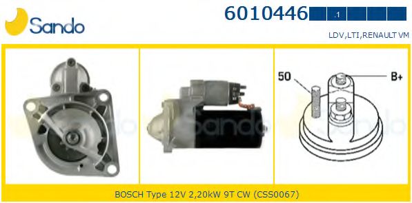 Стартер SANDO 6010446.1