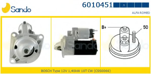 Стартер SANDO 6010451.1