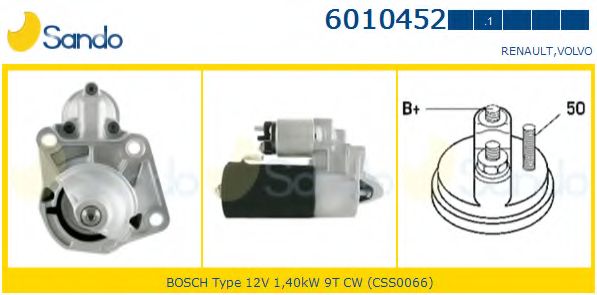 Стартер SANDO 6010452.1