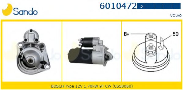 Стартер SANDO 6010472.0