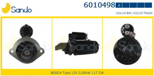 Стартер SANDO 6010498.0