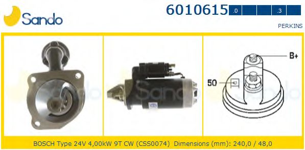 Стартер SANDO 6010615.0