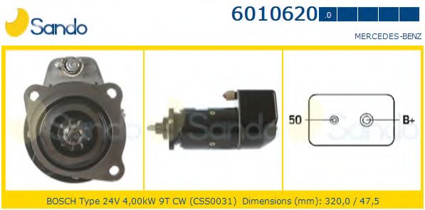 Стартер SANDO 6010620.0