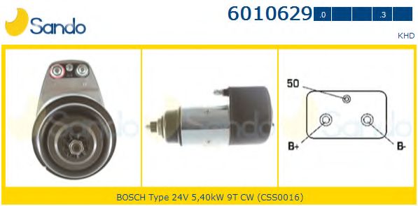 Стартер SANDO 6010629.0