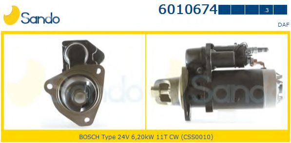 Стартер SANDO 6010674.3