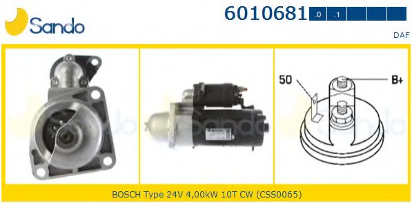 Стартер SANDO 6010681.0