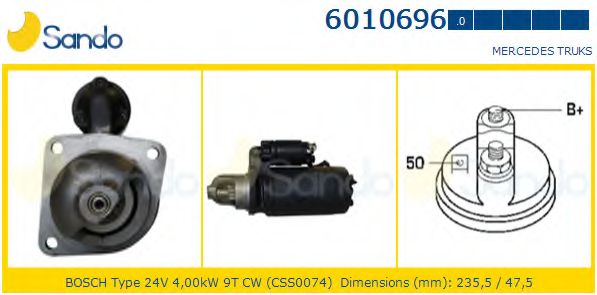 Стартер SANDO 6010696.0