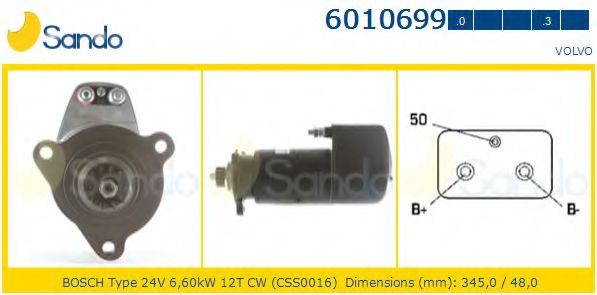 Стартер SANDO 6010699.0