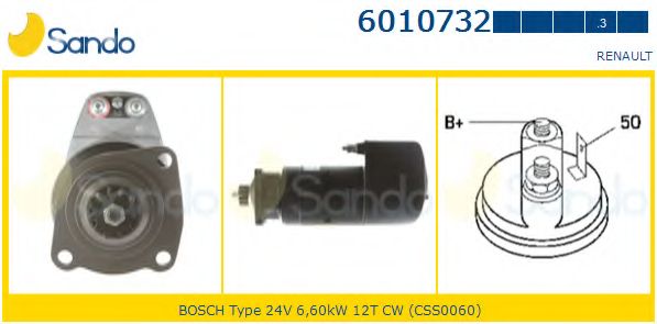 Стартер SANDO 6010732.3