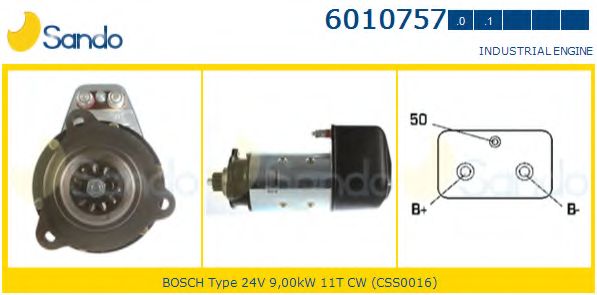 Стартер SANDO 6010757.0