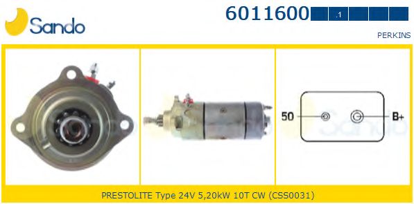 Стартер SANDO 6011600.1
