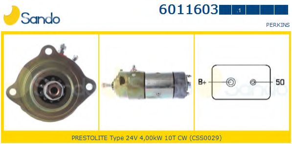 Стартер HOLGER CRISTIANSEN CS808