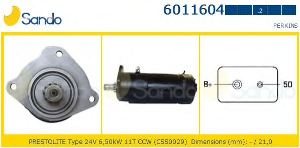 Стартер HC-Cargo 110456
