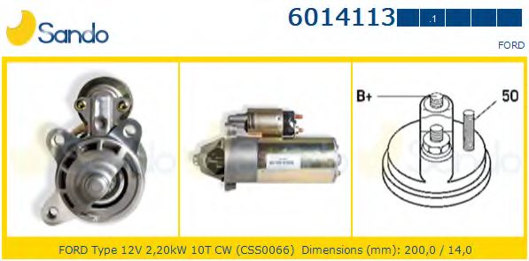 Стартер SANDO 6014113.1