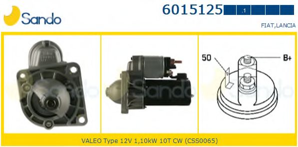 Стартер SANDO 6015125.1