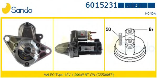 Стартер SANDO 6015231.2