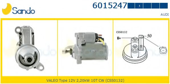 Стартер SANDO 6015247.1