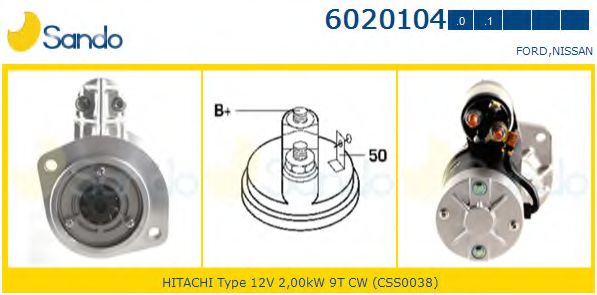Стартер SANDO 6020104.0