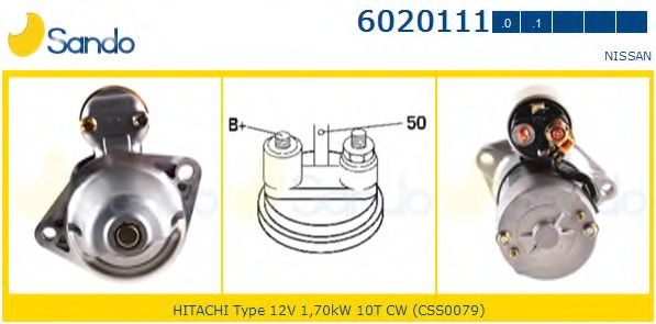 Стартер SANDO 6020111.0