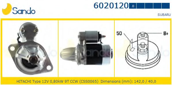 Стартер SANDO 6020120.0