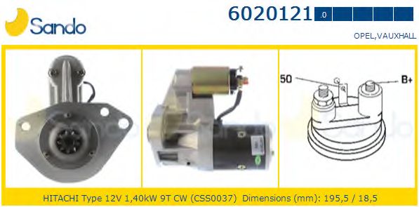 Стартер SANDO 6020121.0